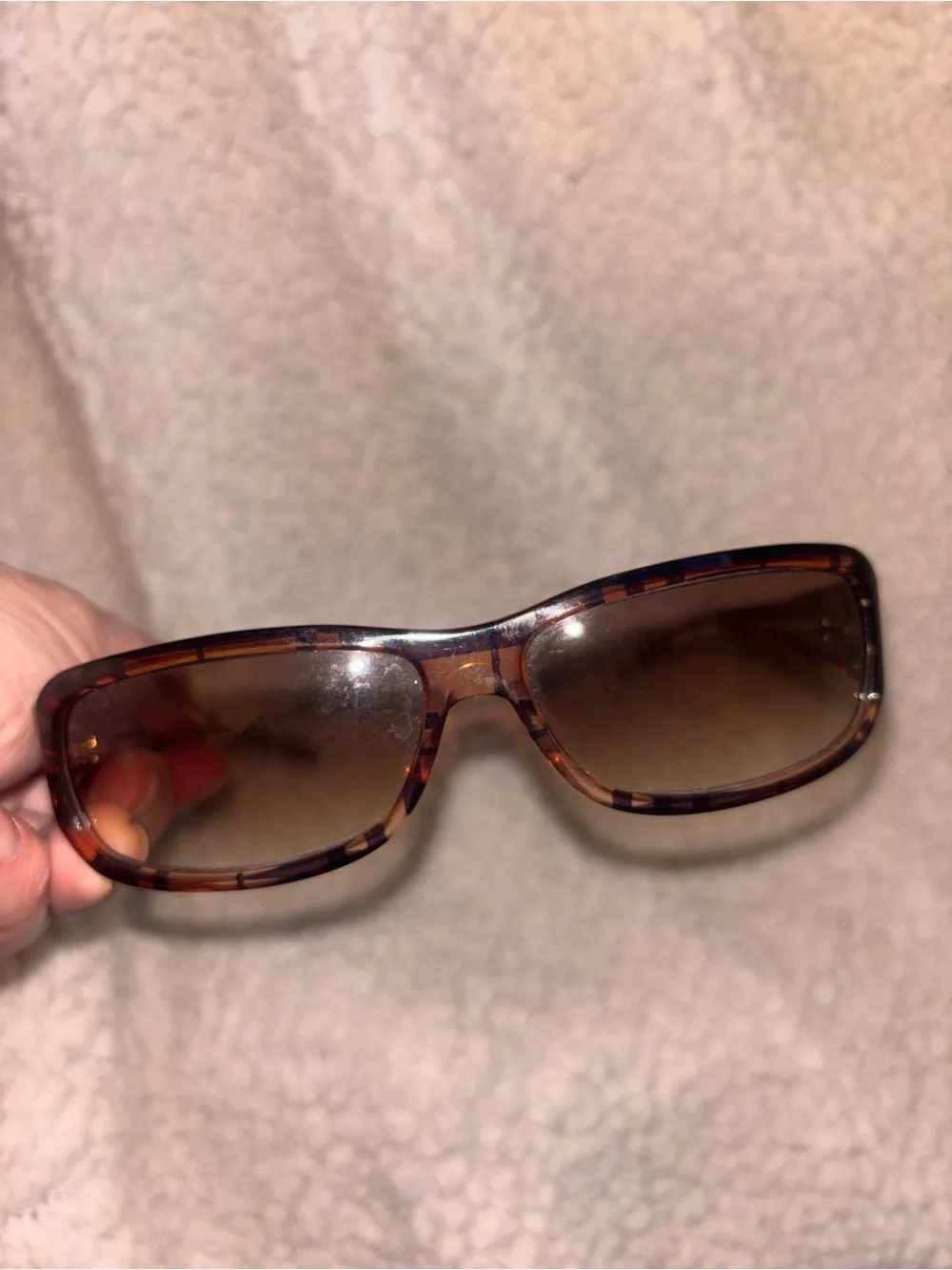 Burberry BE4393 8439/13 Havana Check Brown Gradient Sunglasses Italy